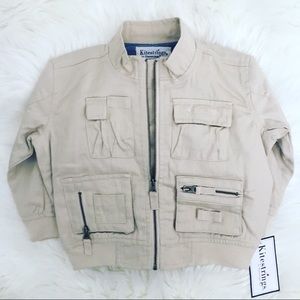 Hartstrings Boys Khaki Woven Jacket